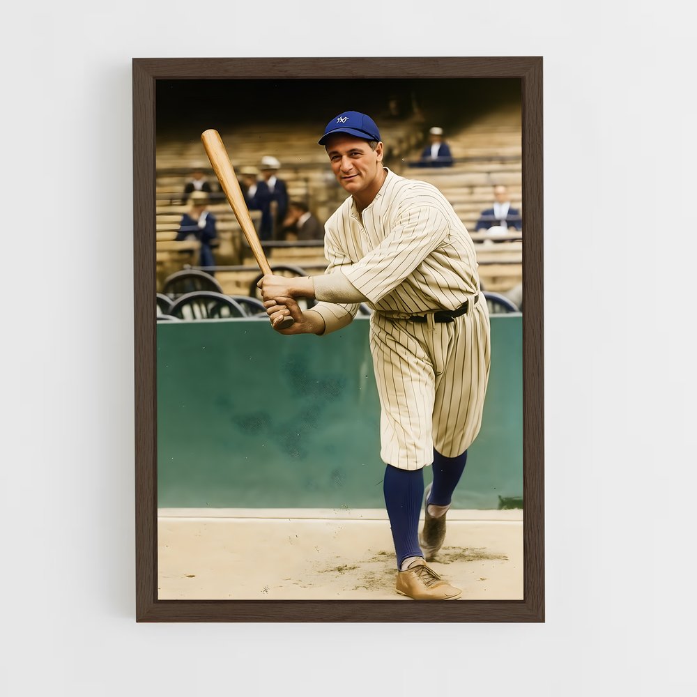 Poster Lou gehrig – affiche Baseball (vue 5)